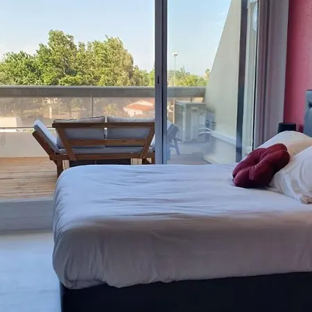 Daire Village Naturiste Studio Glamour Heliopolis Vue Mer *